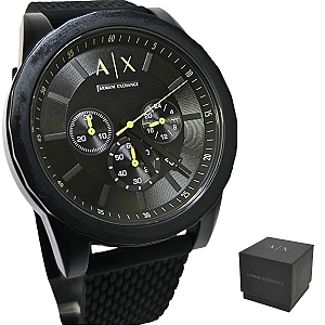 Relógio Armani Masculino Analógico Cronógrafo Preto AX1344B1 P1PX