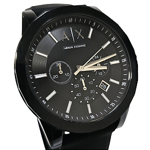 Relógio Armani Masculino Analógico Cronógrafo Preto AX1326B1 P1PX