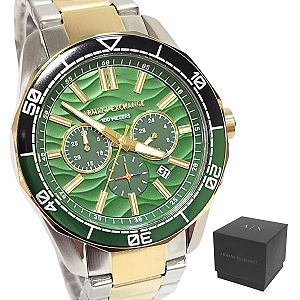 Relógio Armani Exchange Masculino Cronógrafo Bicolor AX1966B1 E1SK