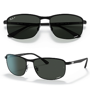 Óculos De Sol Ray Ban Chromance Polarizado Tamanho 60