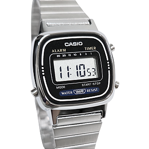 Relógio Casio Digital Vintage Mini Feminino LA670WA-1DF