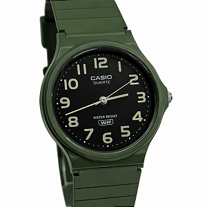Relógio Casio Analógico Unissex Verde Militar MQ-24UC-3BDF