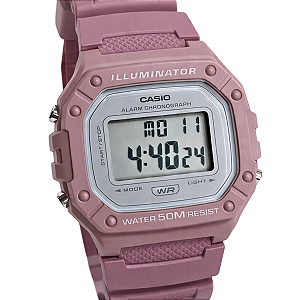 Relógio Casio Digital Esportivo Feminino Rosa W-218HC-4AVDF