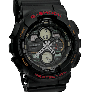 Relógio Casio Analógico e Digital G-Shock Masculino Preto GA-140-1A4DR