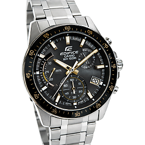 Relógio Casio Edifice Analógico Masculino Prateado EFV-540D-1A9VUDF