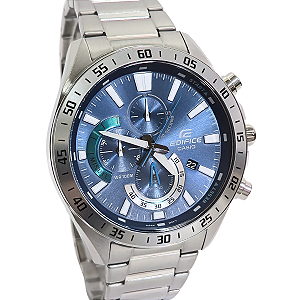Relógio Casio Edifice Analógico Masculino Prateado EFV-620D-2AVUDF