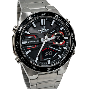 Relógio Casio Analógico e Digital Edifice Masculino EFV-C110D-1A4VDF