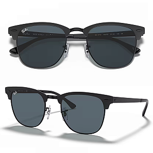 Óculos De Sol Ray Ban ClubMaster Metal RB3716 Tamanho 51