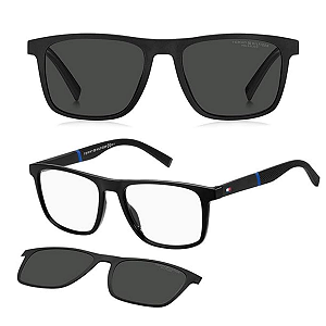 Armação Para Óculos De Grau Tommy Hilfiger Clip On TH1903/CS Tam 54