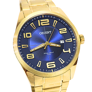 Relógio Orient Masculino Analógico Dourado Casual MGSS1131 D2KX