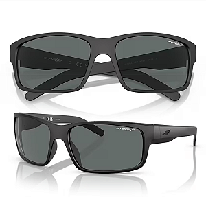 Óculos de Sol Arnette Polarizado Fast Ball Preto AN4202 Tamanho 62