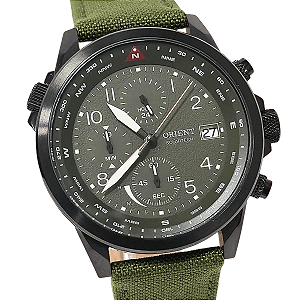Relógio Orient Masculino Cronógrafo Solartech Safira MPSNC006 E2EX