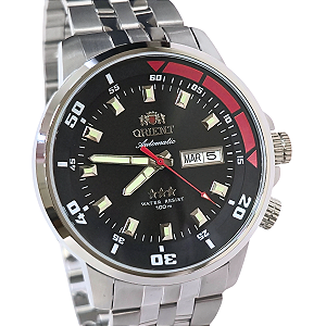 Relógio Orient Automático Masculino Prateado 469SS058NH P1SX