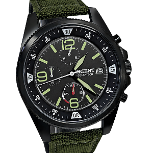 Relógio Orient Analógico Cronógrafo Solartech Masculino MPSNC004 P2EX