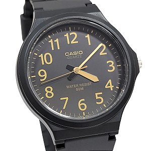 Relógio Casio Masculino Analógico Preto MW-240-1B2VDF