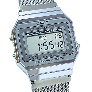 Relógio Casio Feminino Digital Vintage A700WM-7ADF