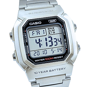 Relógio Casio Masculino Digital Standard W-800HD-1AVDF