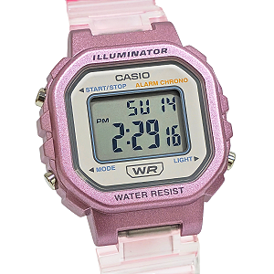 Relógio Casio Feminino Digital Collection Rosa LA-20WHS-4ADF