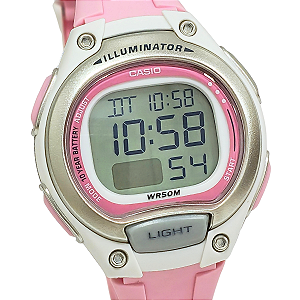 Relógio Casio Feminino Digital Esportivo Standard LW-203-4AVDF
