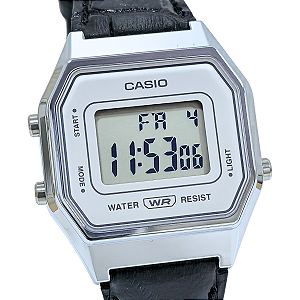 Relógio Casio Feminino Digital Vintage LA680WEL-1DF