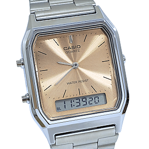 Relógio Casio Unissex AnaDigi Vintage AQ-230A-4AMQYDF