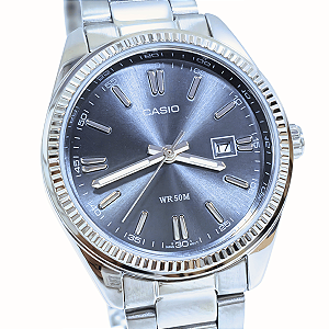 Relógio Casio Feminino Analógico Prateado LTP-1302PD-1A1VEG