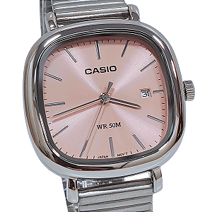 Relógio Casio Feminino Analógico Prateado Collection LTP-B166D-4AVDF