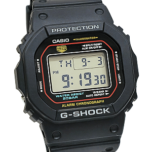 Relógio Casio Masculino Digital G Shock Preto DW-5600RL-1DR