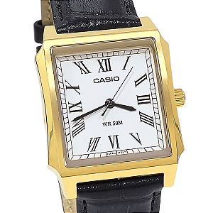 Relógio Casio Masculino Analógico Clássico Romanos MTP-B190GL-7BVDF