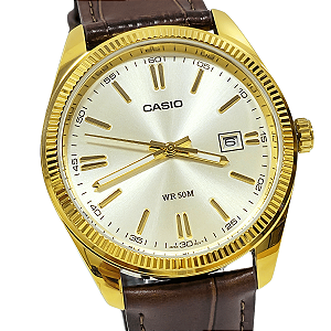 Relógio Casio Masculino Analógico Social MTP-1302PGL-9AVEF