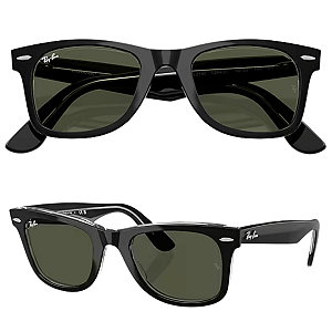 Óculos de Sol Ray-Ban Wayfarer Classic Preto Polido RB2140 12943150