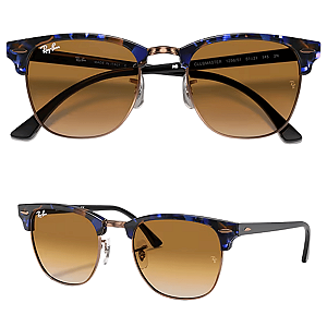 Óculos de Sol Ray-Ban Clubmaster Fleck RB3016 12565151