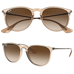 Óculos de Sol Ray-Ban Erika Color Mix Marrom Transparente RB4171 65141354