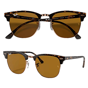 Óculos de Sol Ray-Ban Clubmaster Classic Havana RB3016 13093351