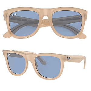 Óculos de Sol Ray-Ban Wayfarer Reverse Bege RBR0502S 67807250
