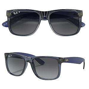 Óculos de Sol Ray-Ban Polarizado Justin Classic RB4165 6596T355