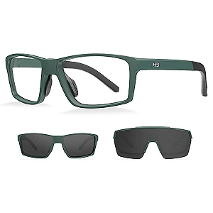 Óculos de Grau HB Presto 2.0 Clip on M Military Green 10105180807001