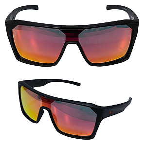 Óculos de Sol HB Carvin 2.0 Matte Black Red Chrome 10100510243027