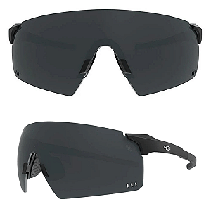 Óculos de Sol HB Quad R 2.0 Matte Black Gray Solar 10104990243001