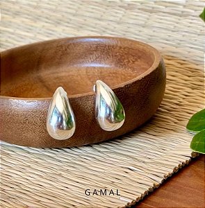 Brinco Maxxi Gota Prata
