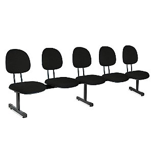 Longarina Executiva Tecido 5 Lugares s/br