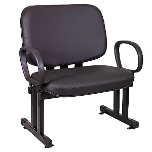 Cadeira Escritório Obeso Plus Size Fixa Braço 250kg
