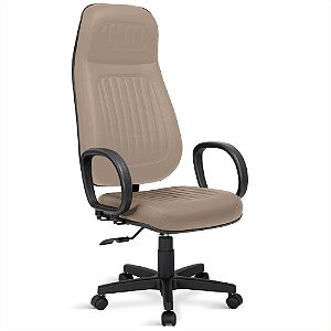 Cadeira Pres. Extra Costura H Universal C/braços Bege