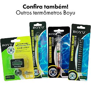 TERMOMETRO BOYU DE VIDRO BT-02 C/VENTOSA