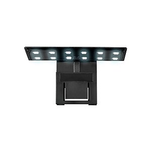 LUMINARIA LED SOMA X3 PRETA (5W) LED BRANCO/VERMELHO 220V