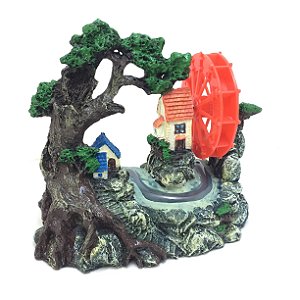 ENFEITE DE RESINA BOYU MOINHO DE AGUA 01 (RO-2001)