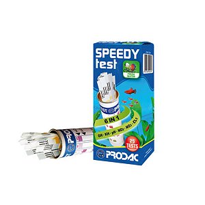 TESTE PRODAC SPEEDY (NO3, N02, GH, KH, CL2, PH, CO2)  50 TESTES - DOCE