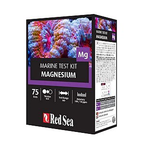 TESTE RED SEA MARINE TEST KIT MAGNESIUM (MG) - 75 TESTES