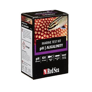 TESTE RED SEA MARINE TEST KIT PH/ALKALINITY (PH/KH) - 100/55 TESTES