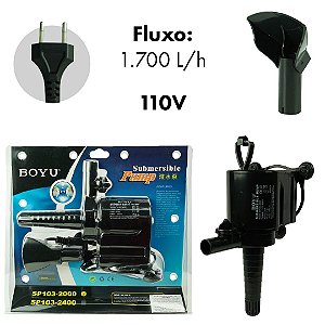 BOMBA SUB BOYU SP-  103 2000 1700L/H 110V